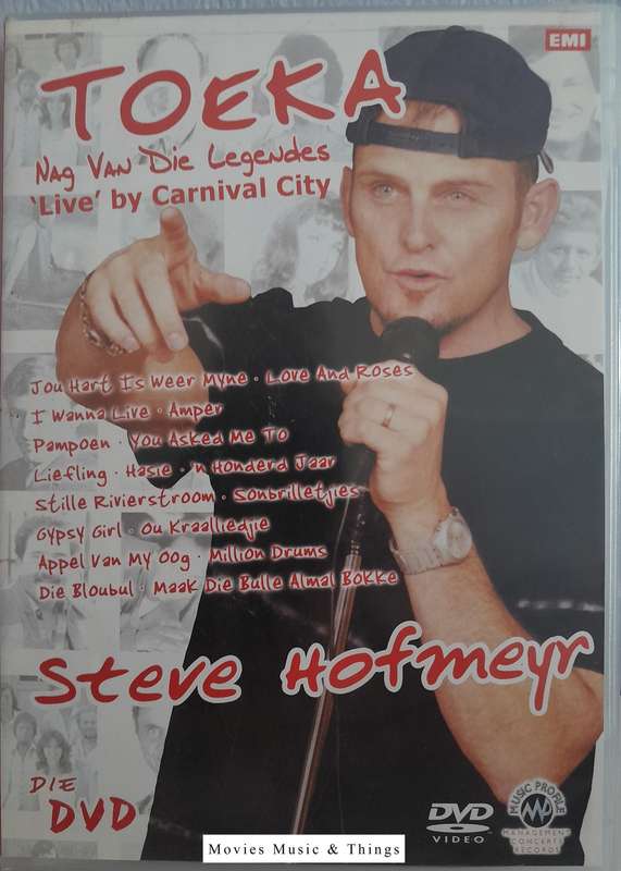 Steve Hofmeyr - Toeka, Nag van die Legendes (DVD)