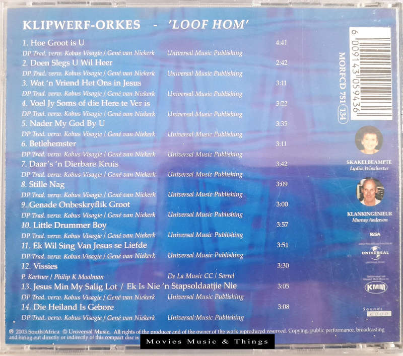 Klipwerf - Orkes - Loof Hom (CD)