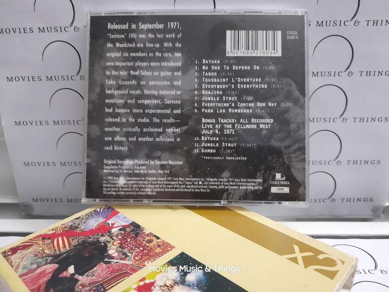 Santana - Abraxas & Third (2 x CDs) and Santana...At Their Best (2xCDs)