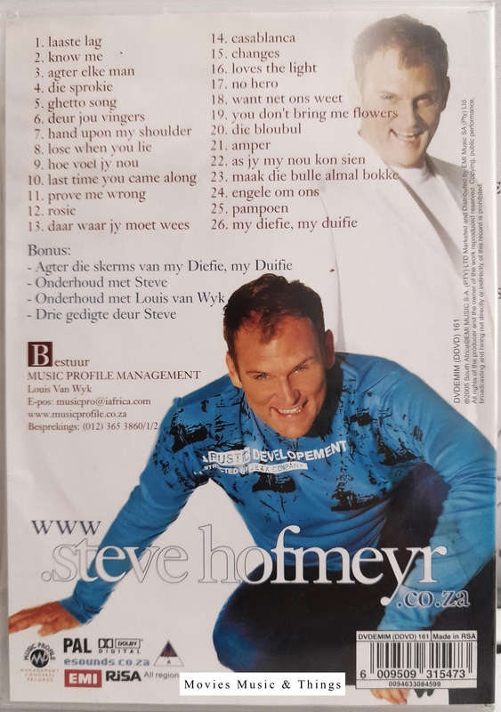 Steve Hofmeyr - Grootste Platinum Treffers (DVD)