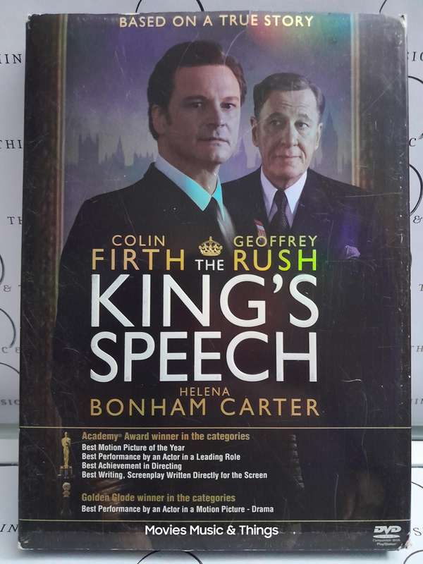 The King's Speech - Colin Firth (New DVD)