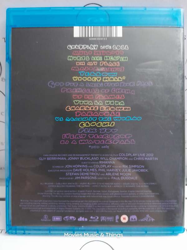 Coldplay Live 2012 (Blu-ray Disc & CD)