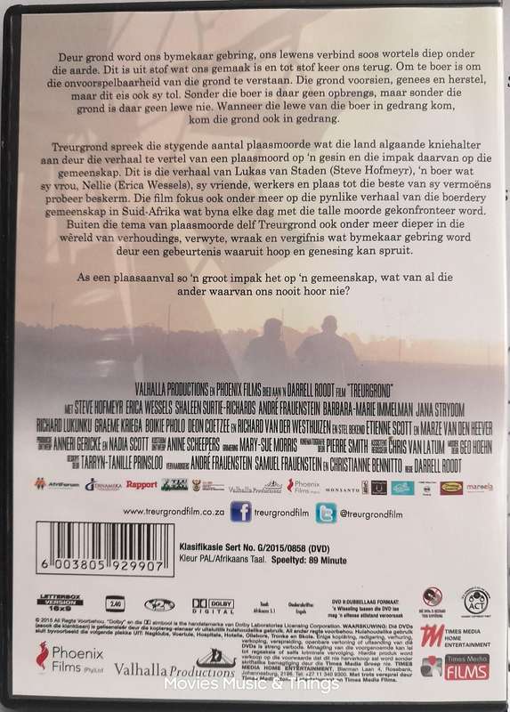 Treurgrond - Steve Hofmeyr (DVD)