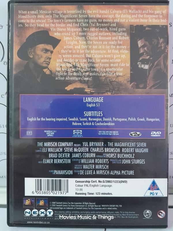 The Magnificent Seven - Yul Brynner (DVD) Special Edition