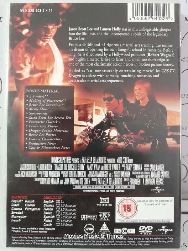 Dragon - The Bruce Lee Story (DVD)