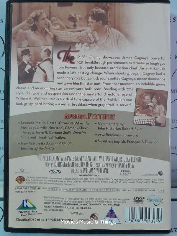 The Public Enemy - James Cagney (DVD)