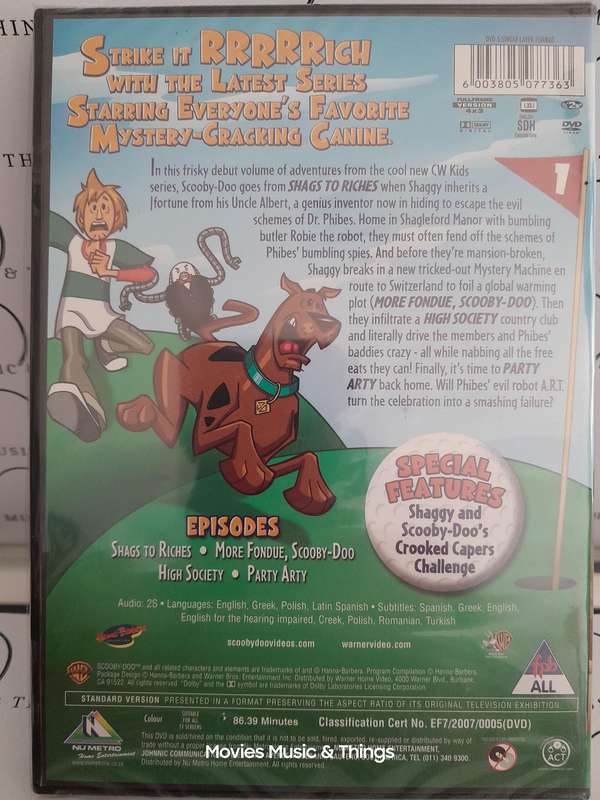 Shaggy & Scooby-Doo - Get A Clue Volume 1 (DVD) New