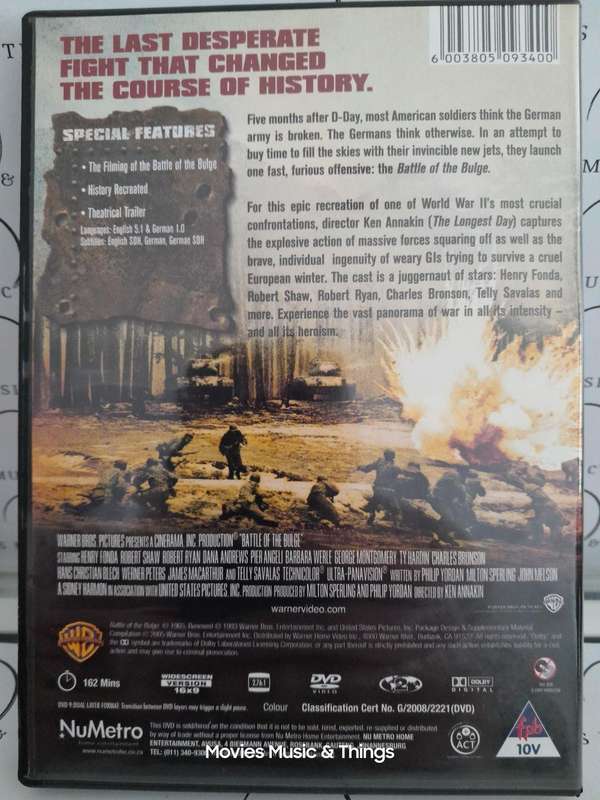 Battle of the Bulge - Henry Fonda & Robert Shaw (DVD)