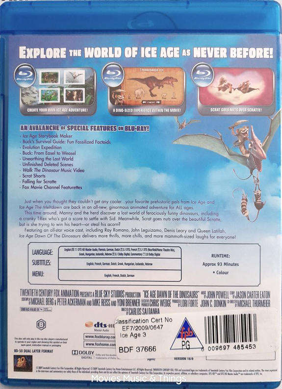 Ice Age 3 - Dawn of the Dinosaurs (Blu-ray Disc)