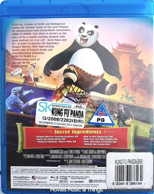 Kung Fu Panda - 2008 - Jack Black (Blu-ray Disc)