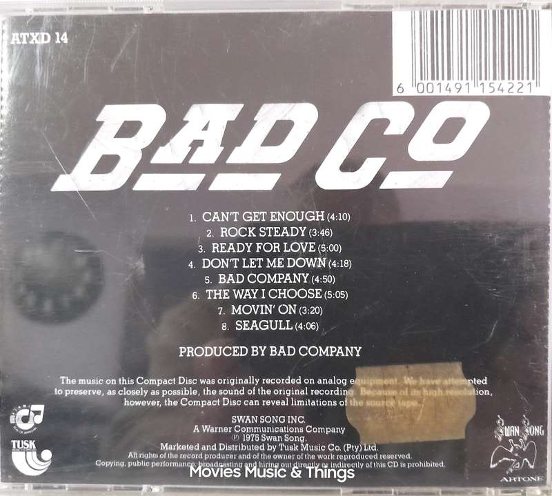 Bad Company - Bad Co (CD)