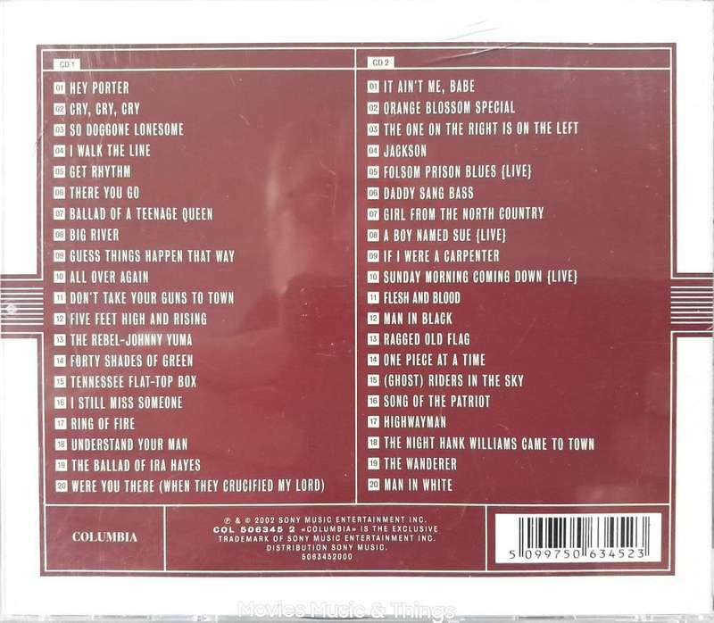 Johnny Cash - Man in Black (CD)