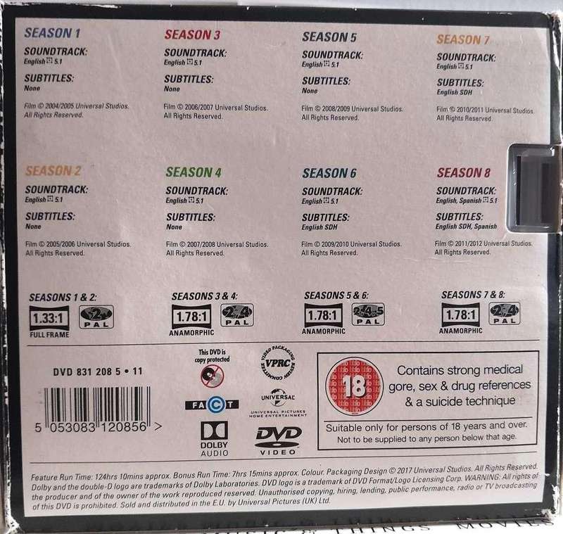 House MD - The Complete Seasons 1 - 8 on 46 Discs (DVD)