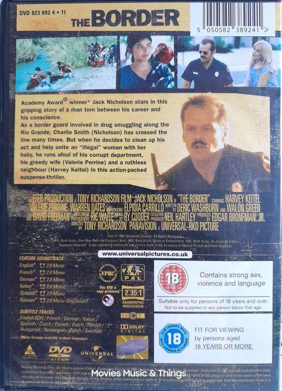 The Border - Jack Nicholson & Harvey Keitel (DVD)