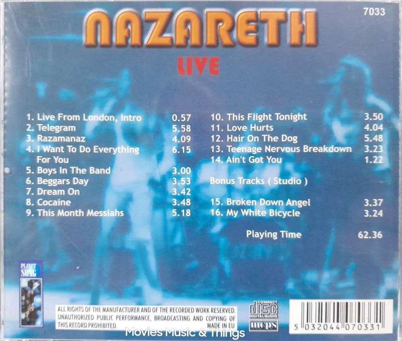 Nazareth - Live (CD)