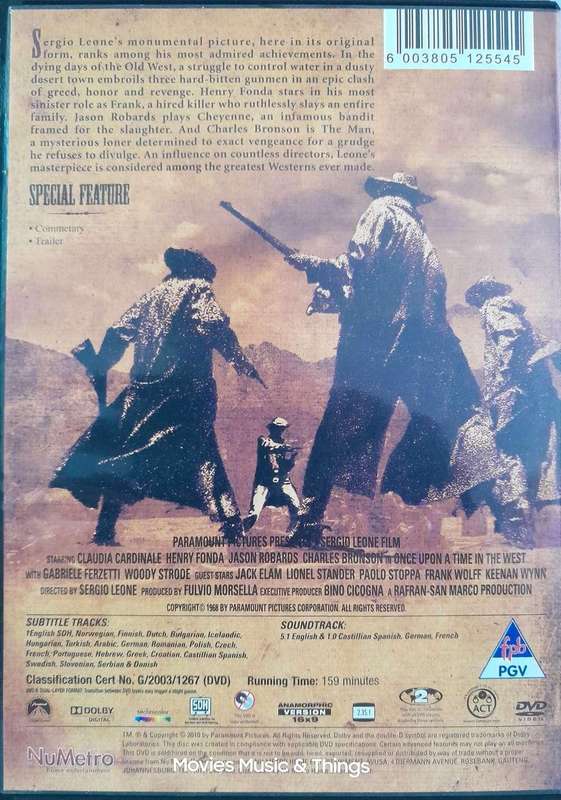 Once upon a time in the west - Henry Fonda - Jason Robards - A Sergio Leone Film (DVD)
