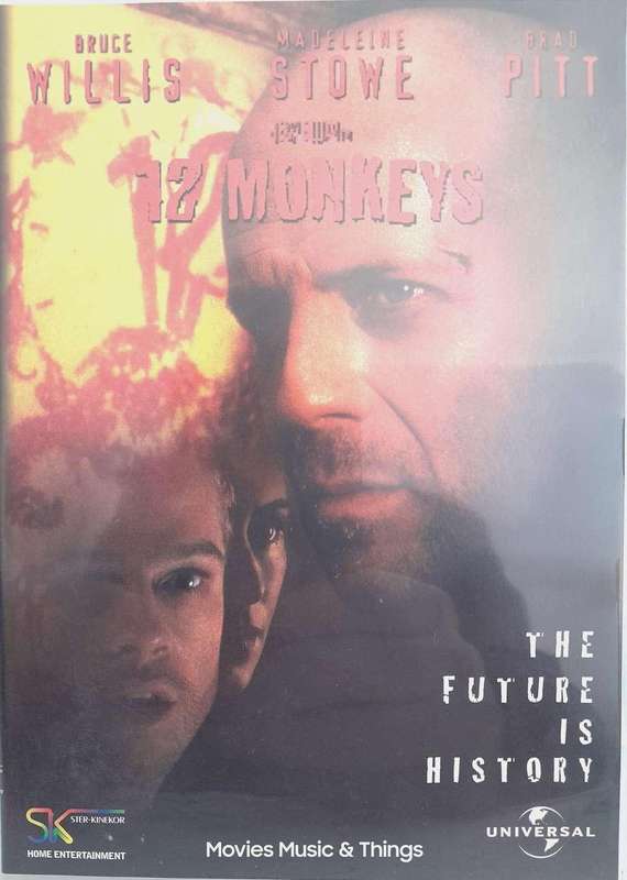 12 Monkeys - Bruce Willis & Brad Pitt (DVD)