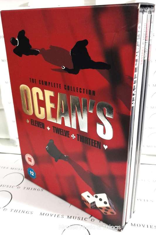 Ocean's Eleven, Twelve, Thirteen - The Complete Collection - George Clooney & Brad Pitt (DVD)