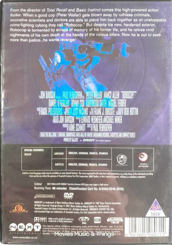 Robocop - Peter Weller (DVD)