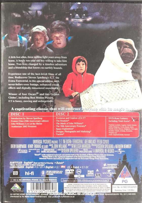 E.T. - Special Edition Remastered with Unseen Footage (DVD)