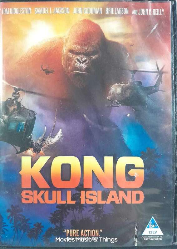 Kong Skull Island - Tom Hiddleston & Samuel L. Jackson (DVD)