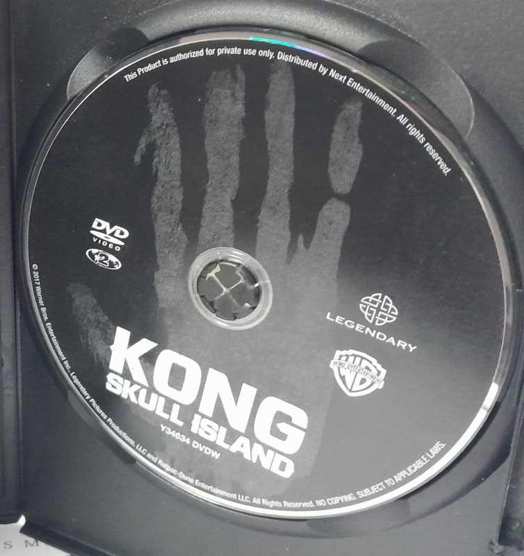 Kong Skull Island - Tom Hiddleston & Samuel L. Jackson (DVD)