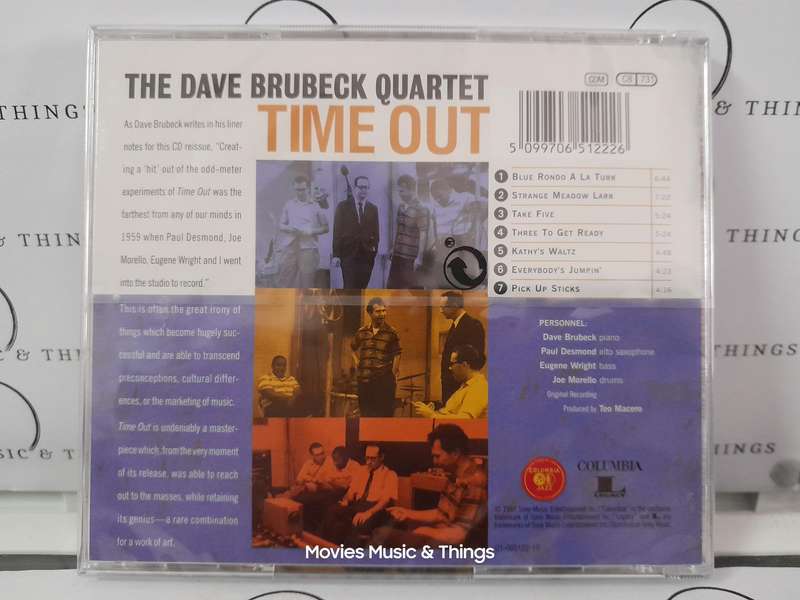 Dave Brubeck - The Dave Brubeck Quartet - Time Out (CD) New