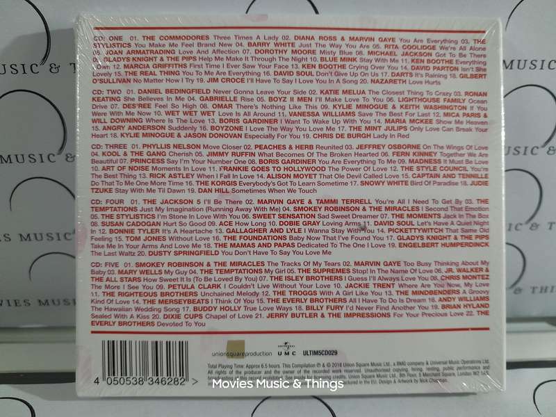 Love - The Ultimate Collection (5xCDs) New