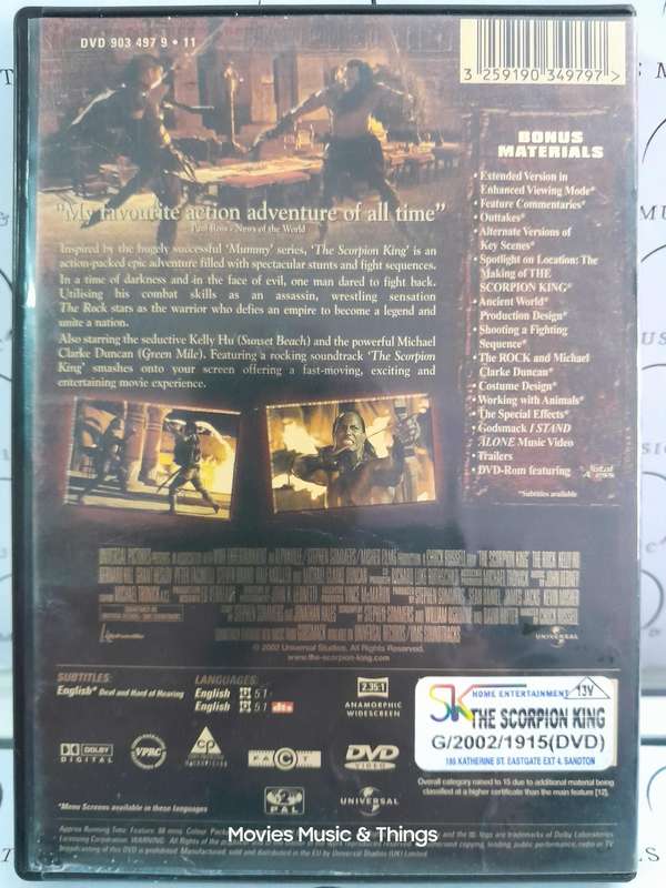 The Scorpion King - Dwayne Johnson (DVD)