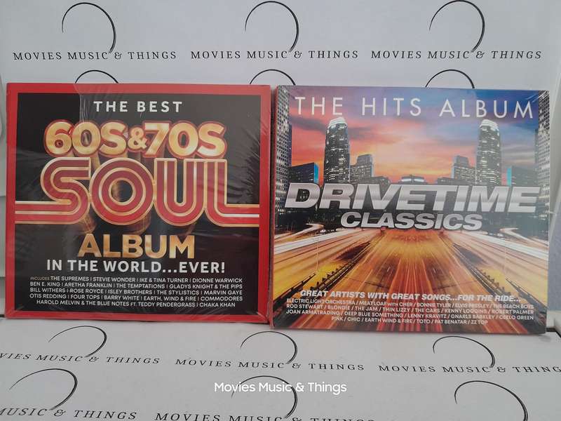 The Best 60s & 70s Soul Album & The Hits Album - Drivetime Classics (6xCDs) New