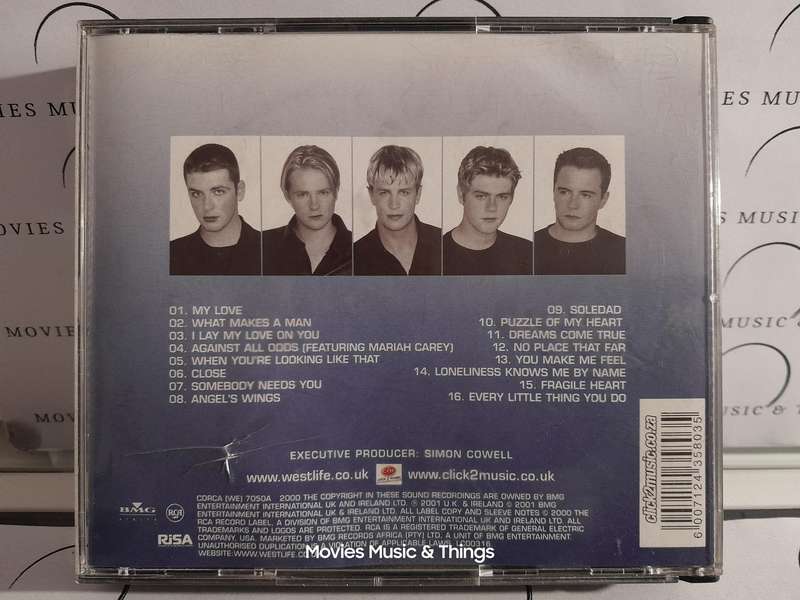 Westlife - Coast to Coast (Double CD) + Westlife poster included