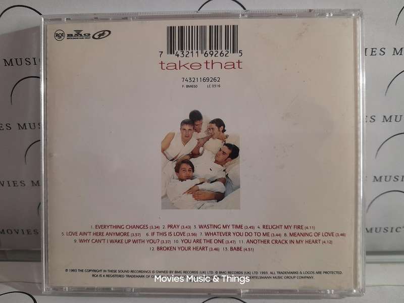 Take That - Everything Changes (CD) Robbie Williams - Gary Barlow