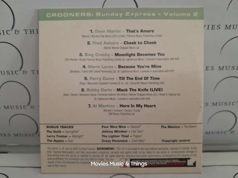 Crooner Legends by David Curnock & Crooners Sunday Express Vol. 2 (Book & CD)