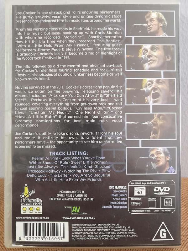 Joe Cocker - Live (DVD)