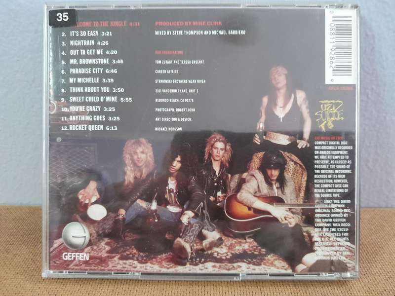 Guns 'N Roses - Appetite for Desctruction (CD)