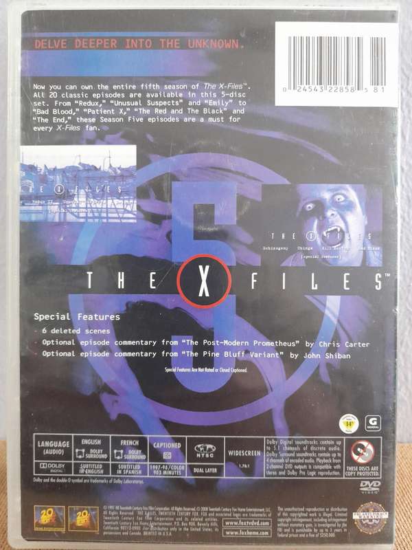 The X-Files - The Complete 5th and 6th Season - Region 1 (11xDVD)