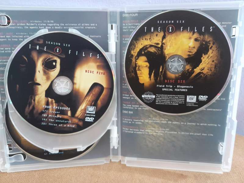 The X-Files - The Complete 5th and 6th Season - Region 1 (11xDVD)