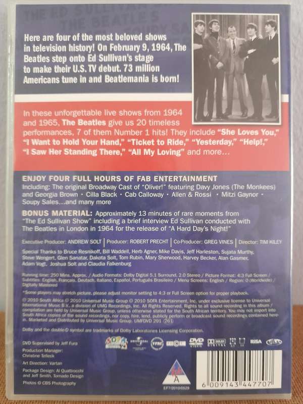 Ed Sullivan Shows starring The Beatles (Music DVD)