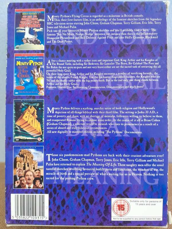 Monty Python - The Movies (4xDVD)