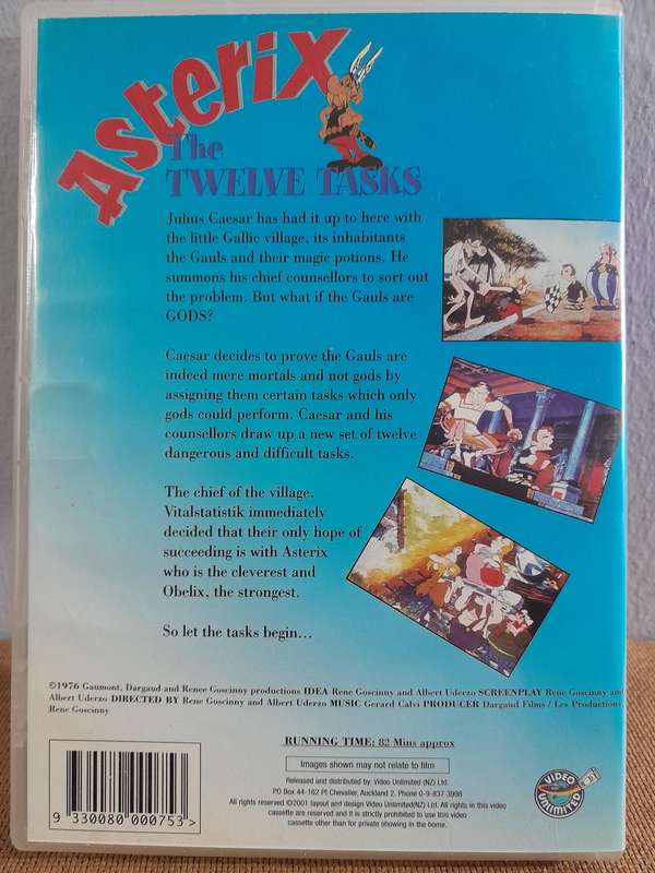 Asterix the Twelve Tasks (DVD)