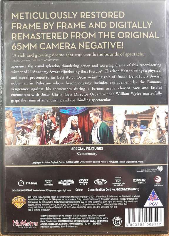 Ben-Hur - Charlton Heston (2xDVD)