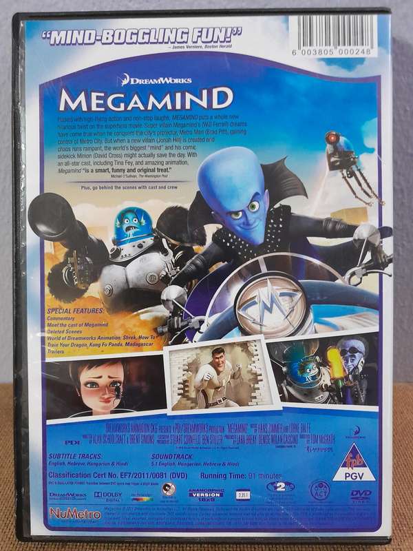 Megamind - Will Farrell & Brad Pitt (DVD)