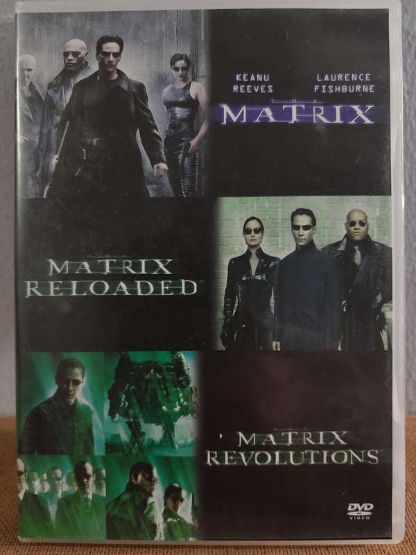 The Matrix - The Matrix Reloaded - The Matrix Revolution - Keanu Reeves (3xDVD)