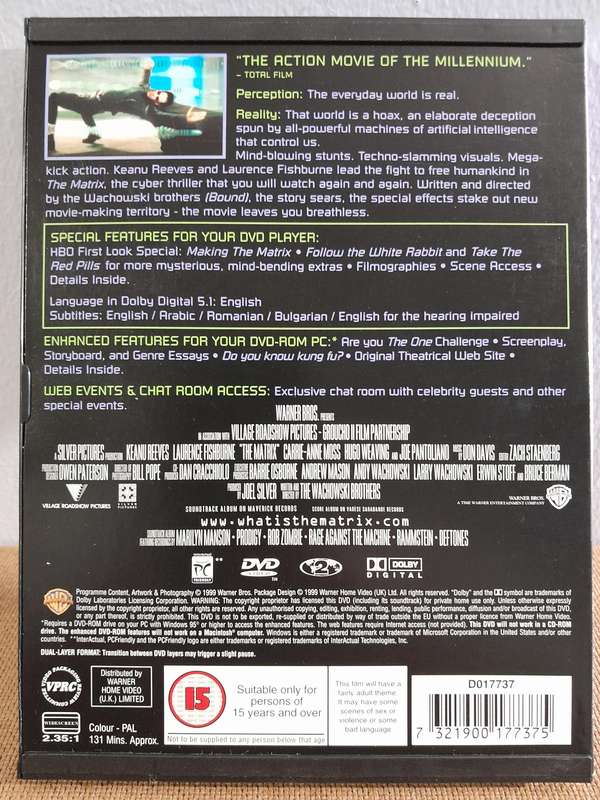 The Matrix - Keanu Reeves (DVD)
