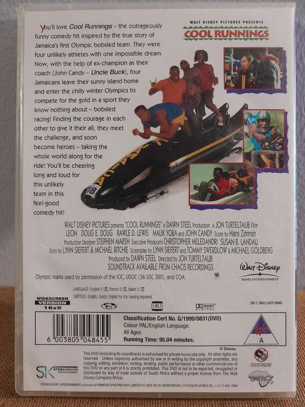 Cool Runnings - Wide Screen - Collector's Edition - Walt Disney (DVD)