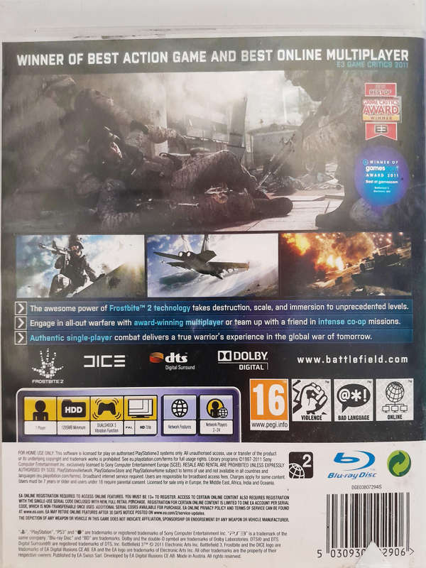 Battlefield 3 (Ps3)