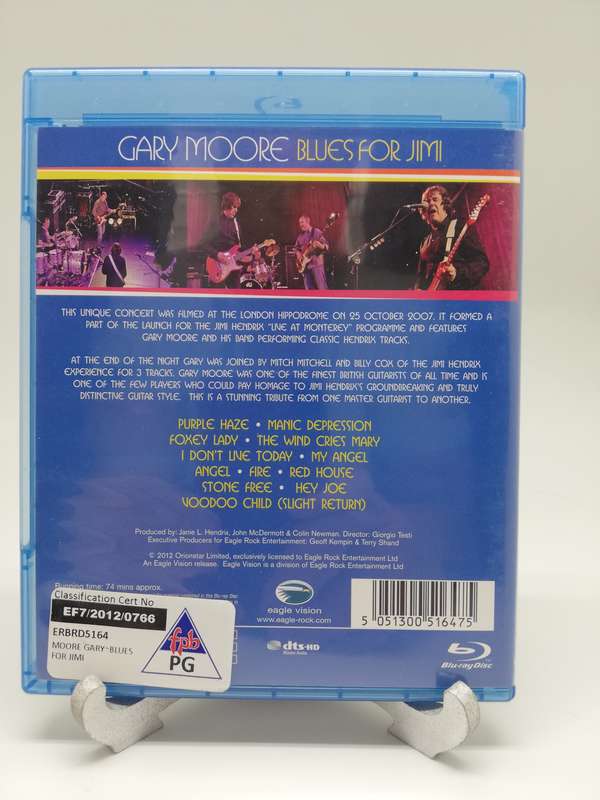 Gary Moore - Blues for Jimi (Blu-ray Disc)