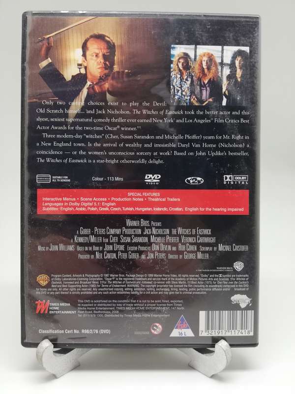 The witches of Eastwick (DVD)