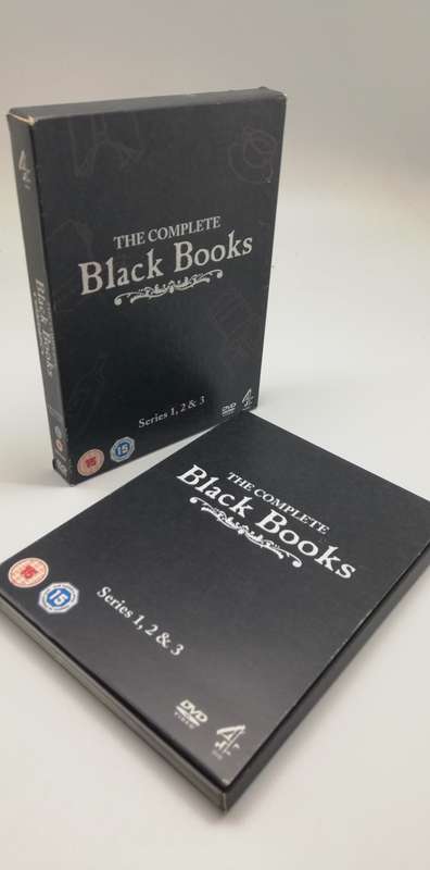 The complete Black Books DVD Box Set - Season 1, 2 & 3