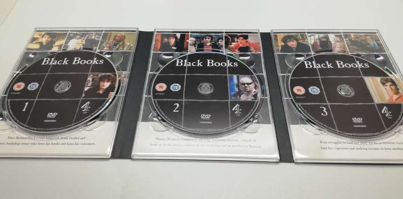 The complete Black Books DVD Box Set - Season 1, 2 & 3